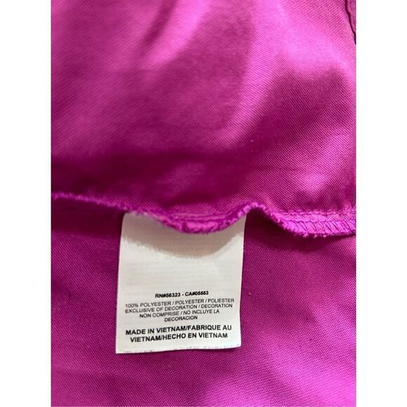 Women’s Y2K Vintage Nike Full Zip Jacket - Magenta Size Large - Picture 7 of 9